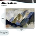 thumbnail image 4 of Stupell Industries Contemporary Mountain Forest Landscape Canvas Art, 30 x 20, by Chromatic Storm Studio, 4 of 8