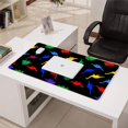 thumbnail image 3 of Long Mouse Pads for Desk,Black Cartoon Dinosaurs Colorful Silhouettes Desk Mats on Top Of Desks, Desk Mouse Pad Extra Large with 3mm Non-Slip Base and Stitched Edge for Gaming,Work,Home 31.5"x15.7", 3 of 5