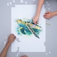 thumbnail image 3 of Sea Turtle, Watercolor (1000 Piece Puzzle, Size 19x27, Challenging Jigsaw Puzzle for Adults and Family, Made in USA), 3 of 4