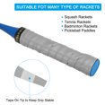 thumbnail image 4 of Anti Slip Sweatband Absorbent PU Tennis Badminton Racket Grip Tape, Gray 4 Pack, 4 of 6