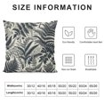 thumbnail image 5 of Creowell Brown Leaf Plant Lumbar Pillow Covers Tropical Fern Herbs Botanical Leaves Floral Decorative Pillow Cases Vintage Cushion Case Farmhouse Home Decor for Couch Sofa Outdoor, 5 of 5