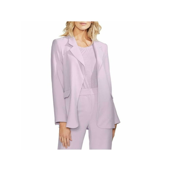 VINCE CAMUTO Womens Purple Embellished Blazer Jacket Plus Size: 24W