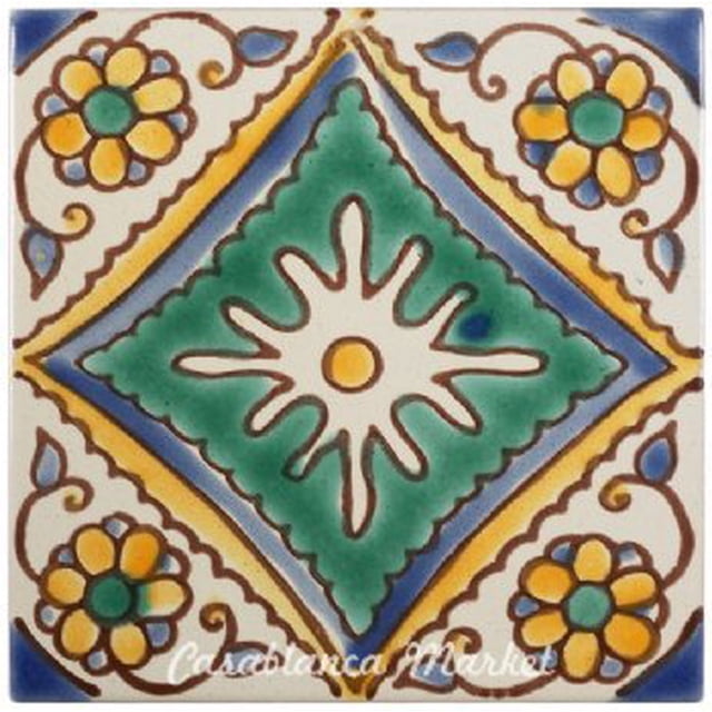 Mediterranean Palma Ceramic Tile 4x4