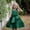 F-419Dark Green, variant on ZHOGXU Big Kids Girls Satin Dress Sleeveless Round Neck Solid Color Comfortable Stylish Tutu Dresses For Party And Daily Wear Brick Red 4-5 Years