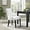 White, variant on Modway Marquis Vegan Leather Dining Chair in Black