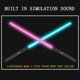 thumbnail image 5 of Muyoka Paquete de 2/1 sable de luz empuñadura de metal 7 colores batería cambiable recargable de doble hoja FX Dueling Light Saber Cosplay juguete para niños Force FX Light Sword para adultos Forge Muyoka Hogar, 5 of 7