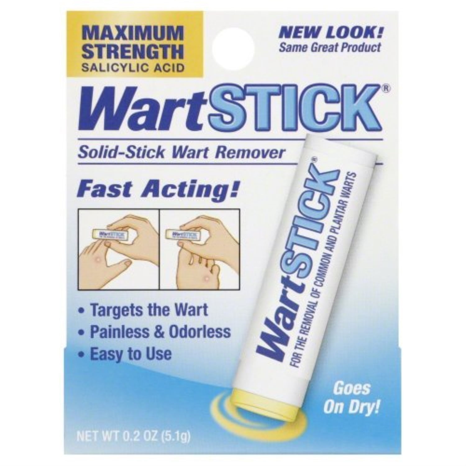 Wart Stick For The Removal Of Common And Plantar Warts 3 Count