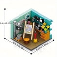 thumbnail image 3 of Dreamer Building Block Scene Assembly Model, Boy Racer, Girl City Builder, Toy Street Scene Puzzle, 3 of 5