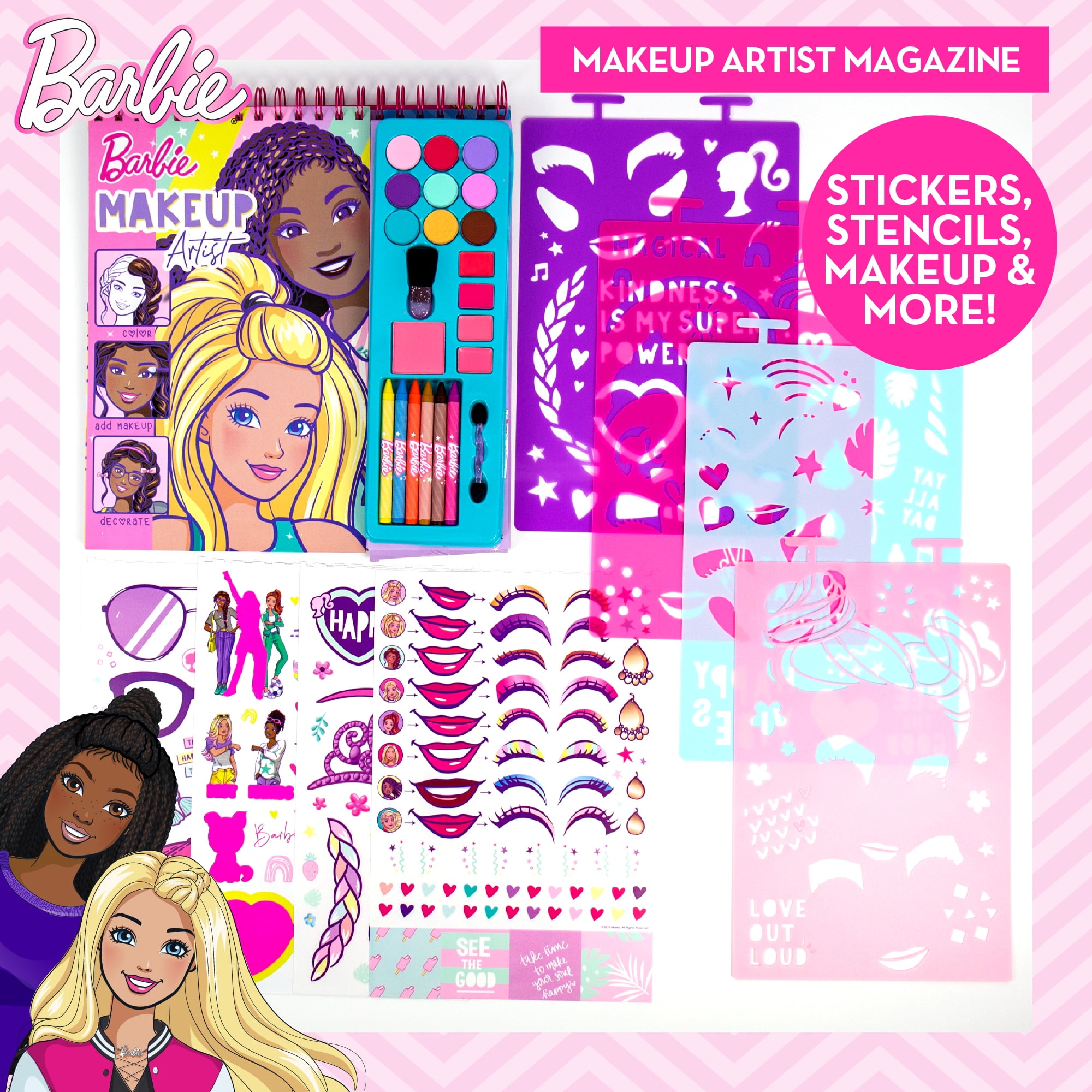 Barbie Makeup Artist Coloring Activity Book Walmart