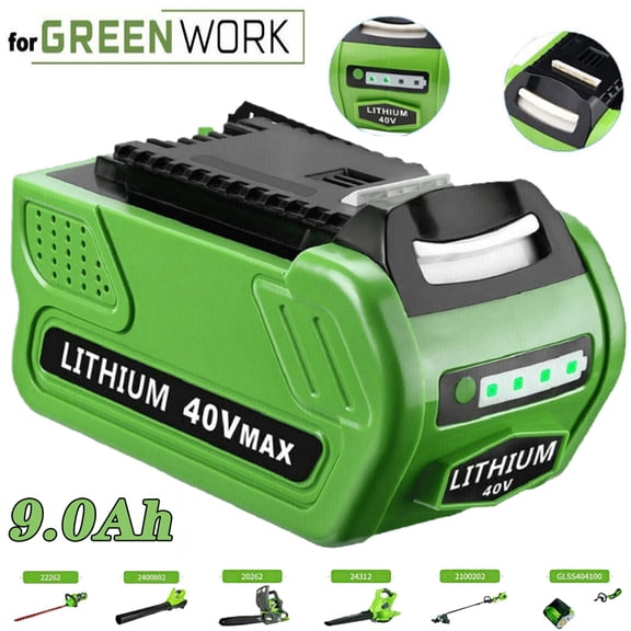 40V 9.0Ah Lithium Battery For Greenworks G-MAX 40 Volt 29472 29462 29252 20202