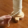 thumbnail image 4 of Wooden Yarn Holder Spinning Knitting Tools Beginner Crochet Accessories Stand Sewing Thread Spool Wool Ball Winder Stand Tool, 4 of 6