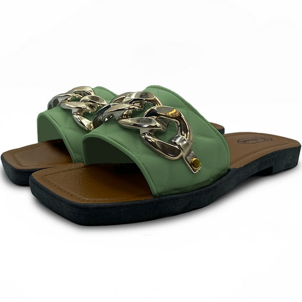 Sandalia Casual Shendy Vendy Para Mujer De Punta Abierta Detalle Trenzado