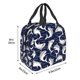 thumbnail image 3 of Easygdp Angry Shark Bolsa Térmica Premium - Tela Oxford Impermeable, Gran Capacidad, Bolsillo Frontal, Unisex para Trabajo, Escuela, Actividades al Aire Libre y Picnics, 3 of 8