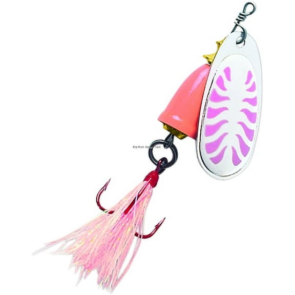Blue Fox Classic Vibrax Glow Spinner, 3 3/4", 3/16oz, Glow