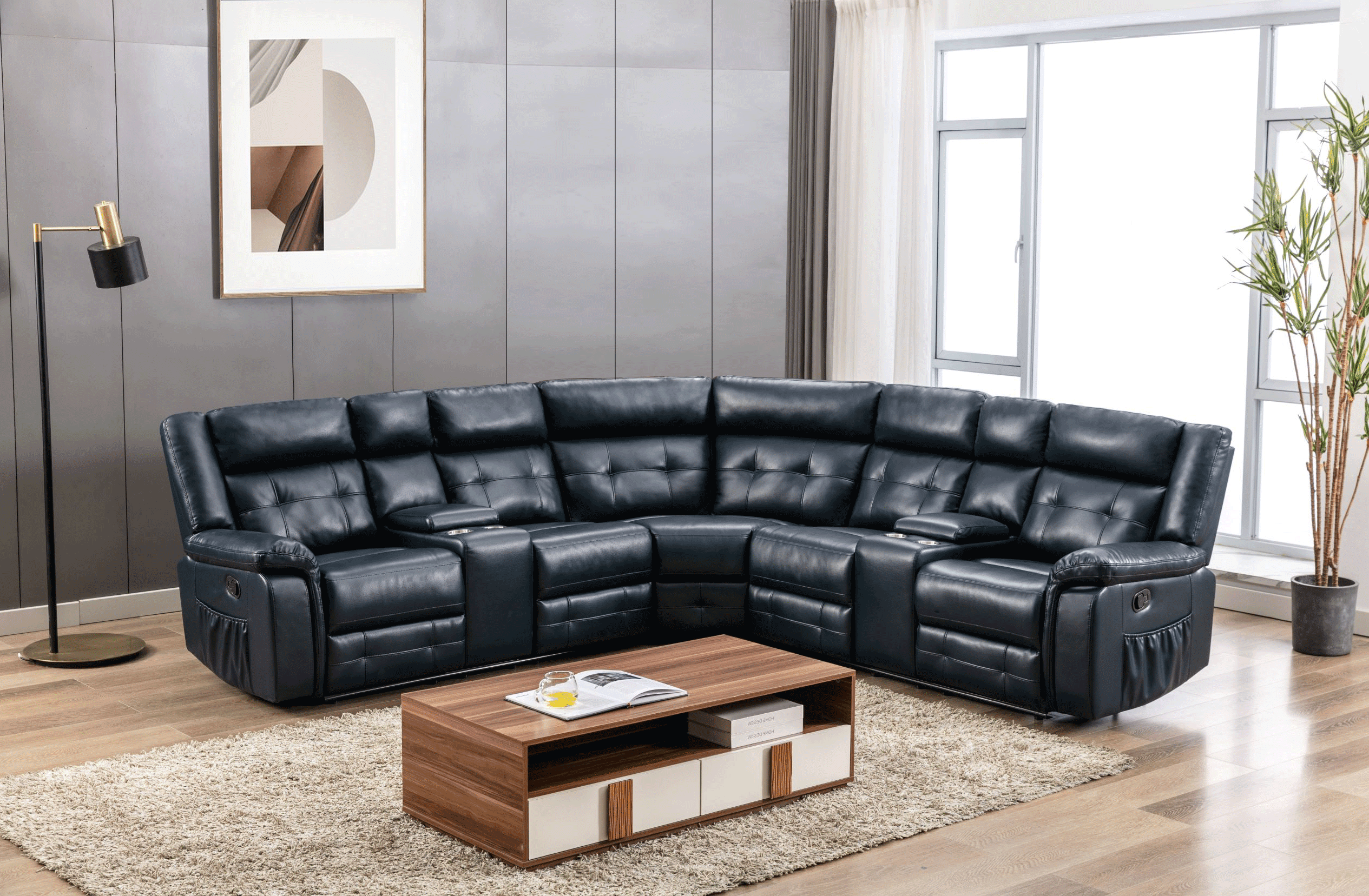 Nathaniel home sectional sofa bed set deals
