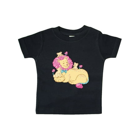 

Inktastic Cotton Candy Lions with Pink Mane Gift Baby Boy or Baby Girl T-Shirt