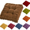 thumbnail image 2 of Ludlz Solid Square Seat Cushion, 40x40cm Thick Cushion Seat Room Tatami Mat Pad Home Decoration for Yoga Meditation Living Room Balcony Office Outdoor, 2 of 2