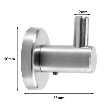 Stainless Steel 304 Ships - 304 Stainless Steel Durable Bathroom Kitchen Wall Mounted Single Clothes Hook Home Towel Hanger, Bathroom Hook, Stainless Steel Hook