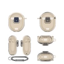 Earbuds TPU Case Cover Compatible for Google Pixel Buds Pro 2, Earphone Headphone Cases Hard Shell Ear Buds Box Headset Carrying Storage Sleeve with Hook(Case Only)