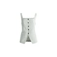 thumbnail image 5 of Scoop Women's and Women's Plus Linen Blend Longline Vest, Sizes XS-4X, 5 of 5