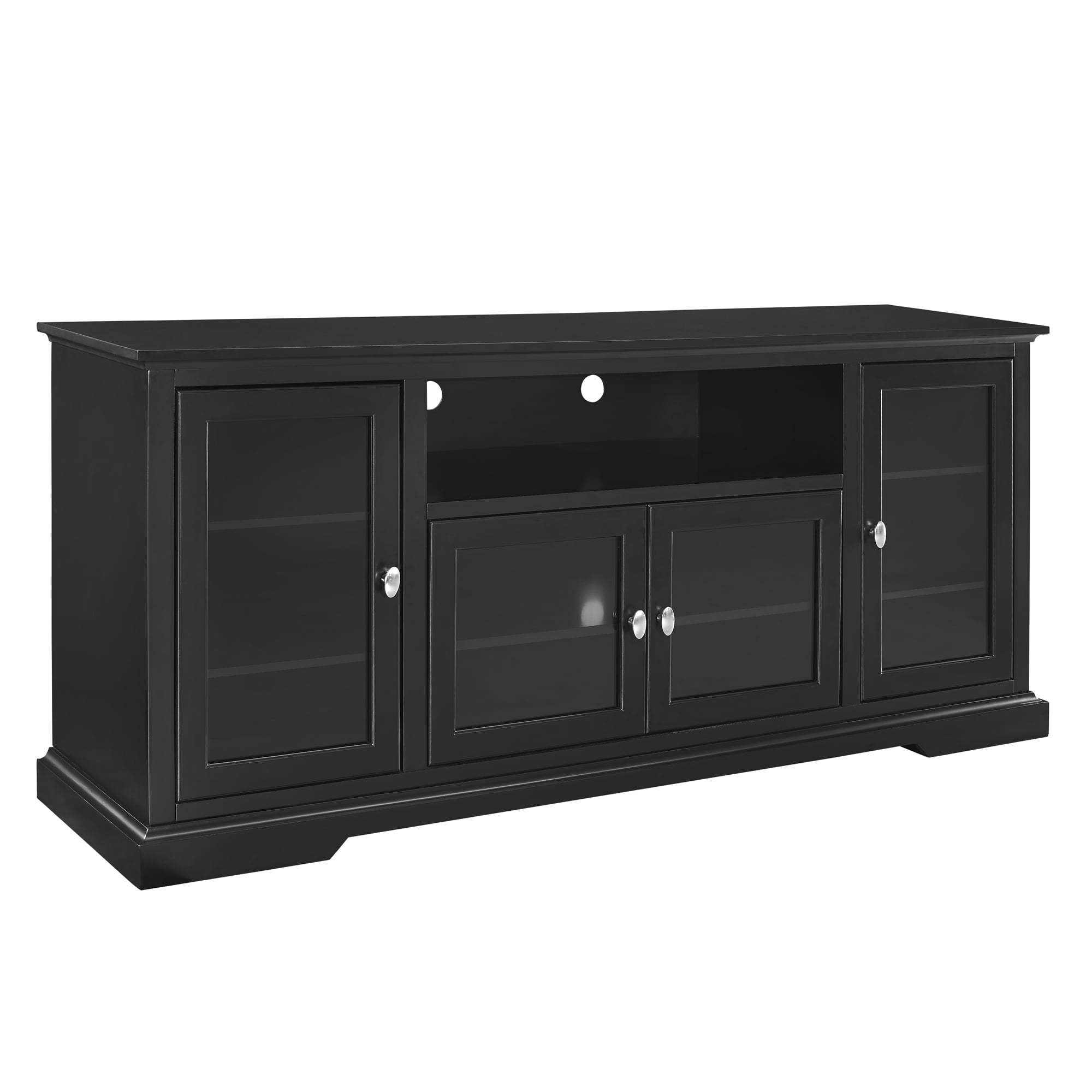 Black tv stand cheap 30 inches high