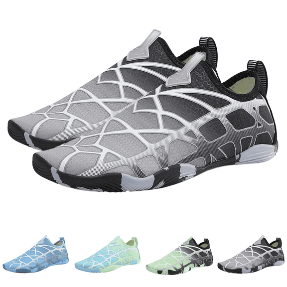 Mens Barefoot Shoes Wide Toe Box Non Slip Hiking Sneakers Mesh Breathable Quick Drying Outdoor Water Shoes