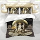 thumbnail image 5 of El Prometido Nunca Jamás Conjunto de sábanas temático, trío de piezas, cómodo y amigable con la piel, diseño único, regalo de decoración para el hogar para familiares, amigos y fans,173cm *218cm, 5 of 6