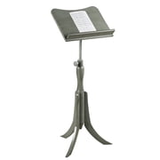 Parke Music Stand Gray - Made of Wood - Adjustable - Wooden Stands for Conductors, Musicians, Lecturers