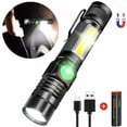 thumbnail image 2 of Linterna T6+ Cob Linterna Led Multifuncional Para Exteriores Recargable Por Usb Luz De Trabajo Cob Methold HA017902-00, 2 of 6
