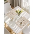 thumbnail image 5 of Flowers Birds Placemats Set of 6, Country Retro Botanical Floral Branches Placemats for Dining Table, Place Mats for Kitchen Tabletop, Waterproof Wipeable Dining Table Mats Set, 5 of 9