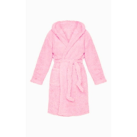 

Puloru Women Bathrobe Nightgown Thick Warm Robe Winter Plush Pajamas Sleepwear