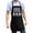 Black, variant on ApronMen, Funny Aprons For Men - Santa's Official Cookie Tester - 100% Cotton with Pockets - Black