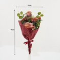 thumbnail image 3 of Lerman Decor Pink rose bouquet, 3 of 5