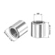 thumbnail image 2 of Tuercas de soldadura redondas, M6 x 10mm x 10mm Tuerca hembra soldable con rosca - Inserto de acero inoxidable 201 soldable 20 pcs, 2 of 3