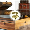 thumbnail image 3 of 25 Pcs Antique Latch Hook Buckle Right Angle Lock Vintage Cupboard Latch Buckle, 3 of 9