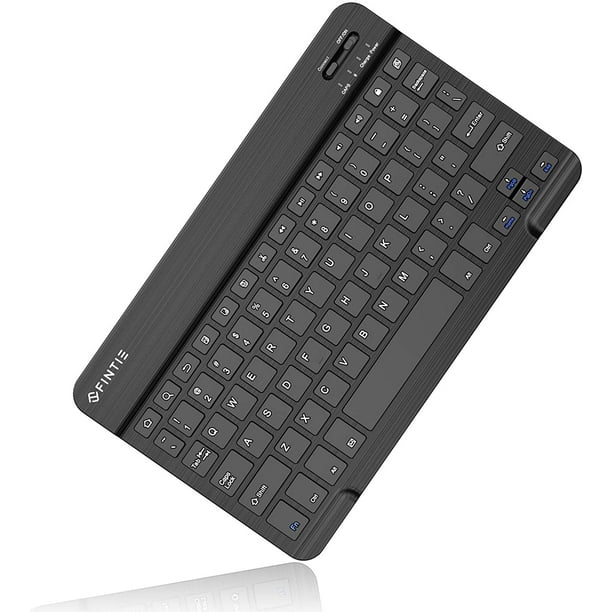 Clavier Bluetooth sans fil Fintie 10 pouces ultra fin (4 mm) pour tablette  Android Samsung Galaxy Tab E/Tab A/Tab S, ASUS, 