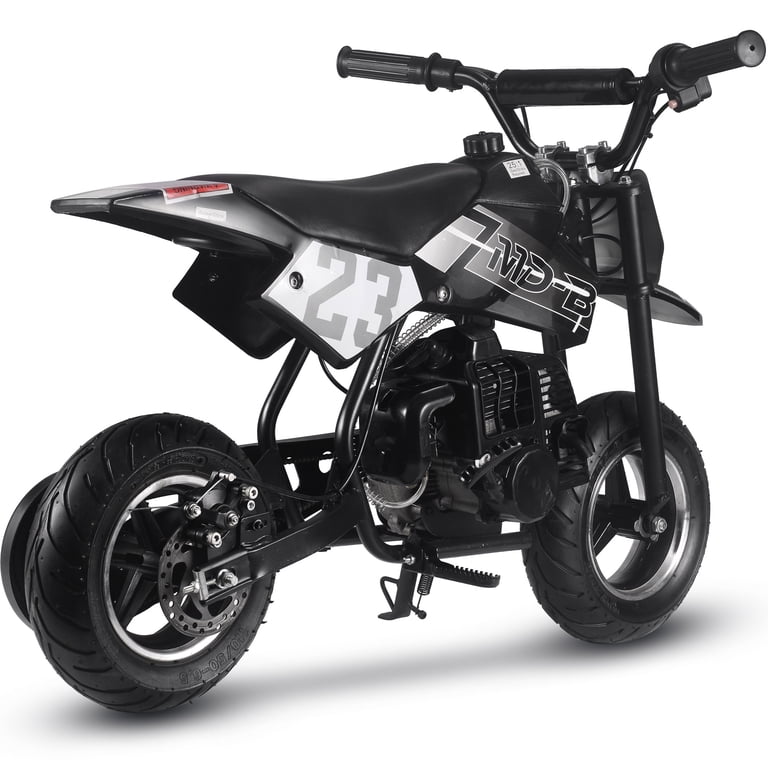 MotoTec, Gasoline 50cc Dirt Bike, DB-02, Black, Suitable for Kids