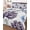 Purple Blue, variant on Twin Quilt Bedding Set, Shell Coral Coastal Reversible Summer Quilt 3 Pieces, Nautical Summer Beach Ocean Sea Lightweight Bedspreads Coverlets with 2 Pillow Shams for All Seasons