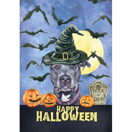 Pit Bull Blue - HHS Best of Breed Halloween House Flag