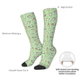 thumbnail image 5 of Picia Women Crew Soft Moisture-wicking Socks Spring Gnomes Pattern Design Cotton Socks, One Size fit All, 5 of 9