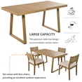thumbnail image 2 of Acacia Wood Outdoor Dining Table & Chair Set - 5 Piece Set, 2 of 8