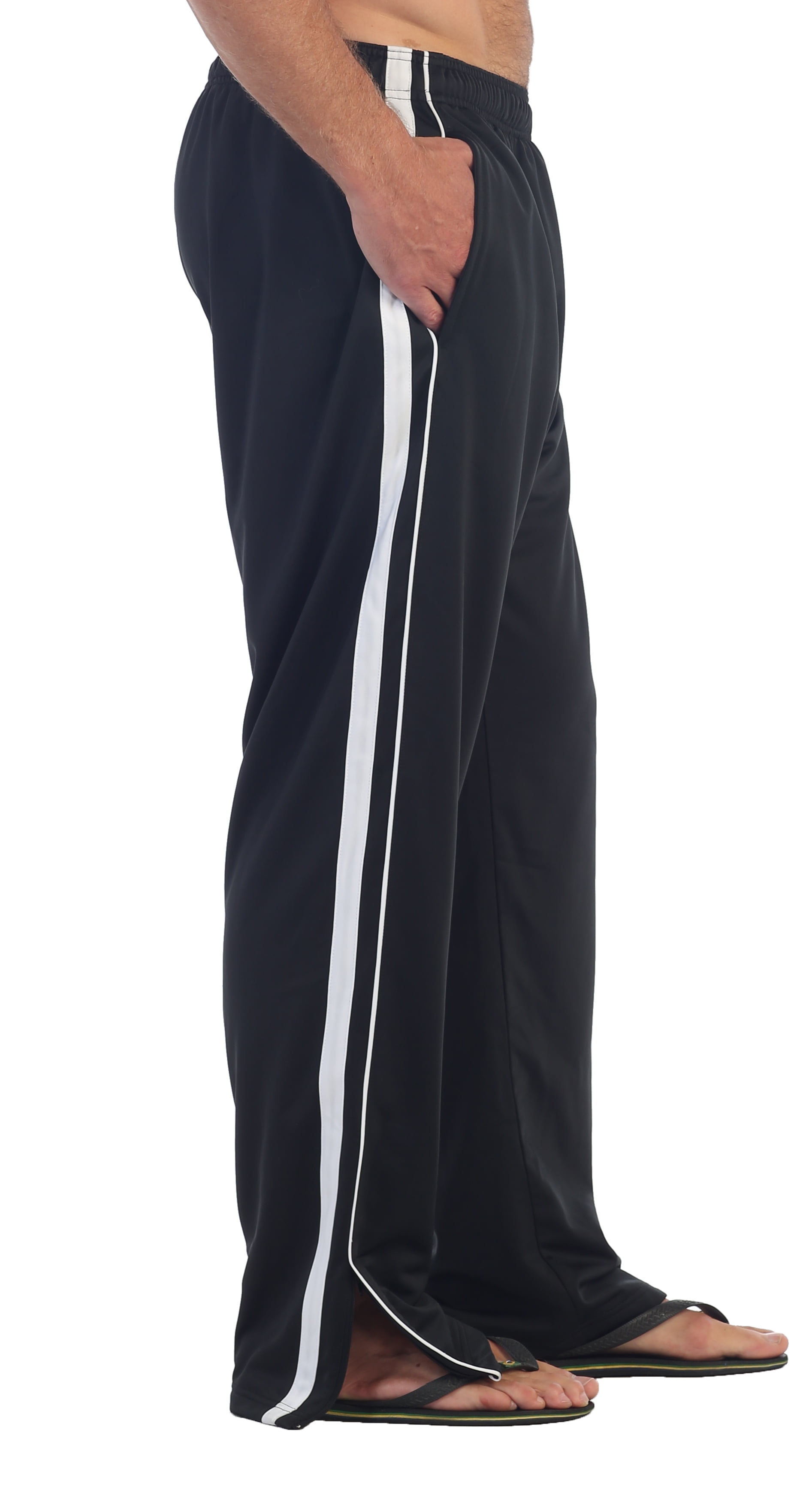 Details about  / Treck Pants Jogging Trouser Black Line Points Athletics Bottoms Polyester Warm