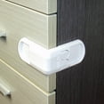 thumbnail image 6 of Door Lock Security Security Products Wardrobe Cabinet Door White Double Snap 90 Degree Right Angle Lock Cabinet with Doors, 6 of 8