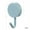 Light Blue, variant on 10x Strong Self Adhesive Hooks Set Sticky Stick on Wall Hanger Hooks-WE