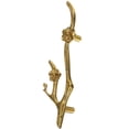thumbnail image 3 of Shisuyan Poignée de Tiroir en Laiton en Forme de Branche de Fleur, 3 of 9