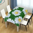 thumbnail image 7 of SKYSONIC Daisy Flower Tablecloth Waterproof Washable Polyester Square Table Cover Durable Tablecloth for Kitchen Dining Table Party Decor (60 X 90 Inch), 7 of 7