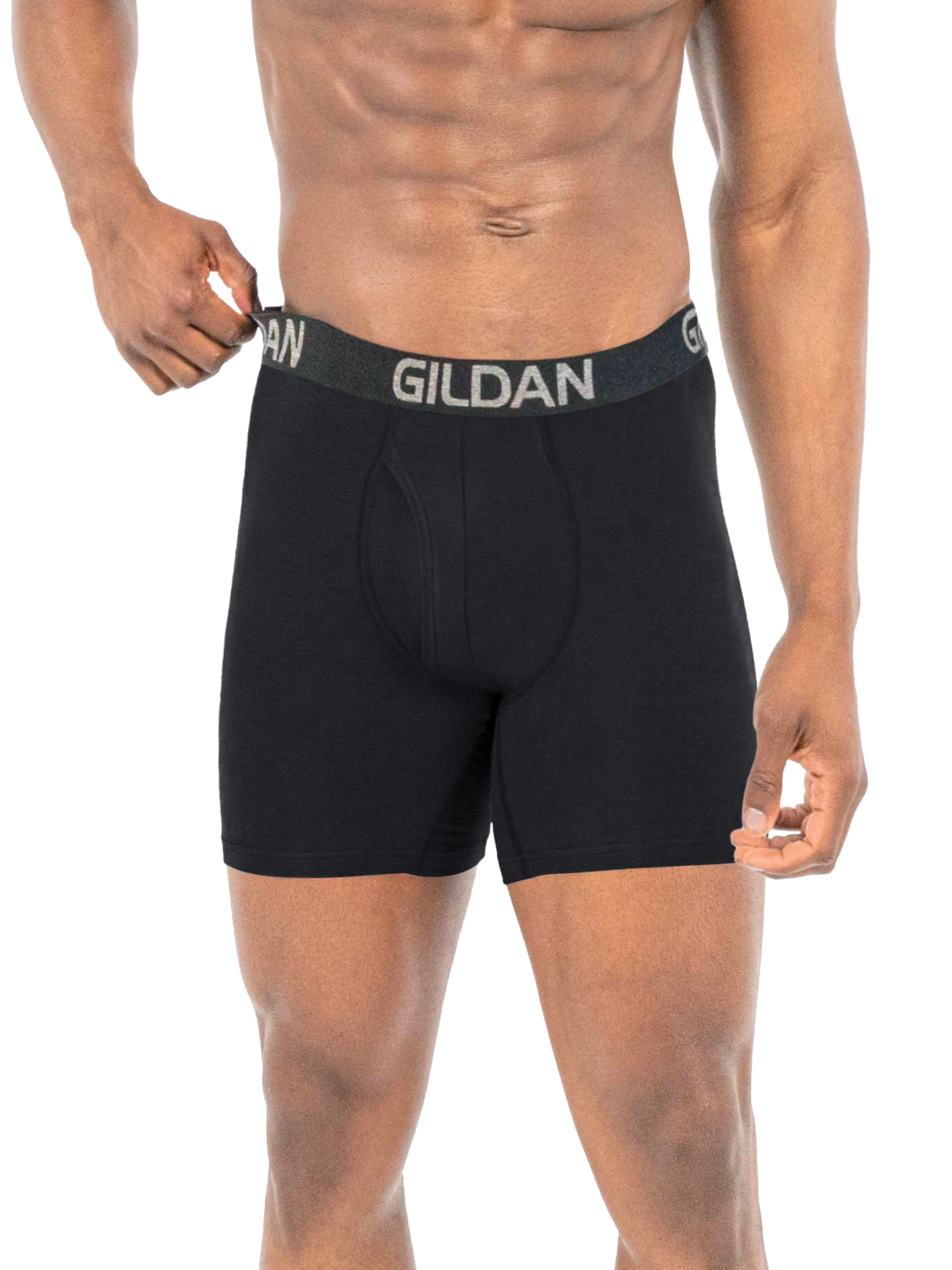 Gildan Select Adult Men's Cotton Stretch Boxer Briefs, 6-Pack, Sizes S-2XL