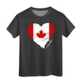 thumbnail image 1 of Chandails Canada pour Tout-Petits Garçons Filles, Feuille d'Érable Imprimée, Chandails à Manches Courtes pour Enfants Garçons, Chandails Tendance pour Garçons, Chandails Garçons 3T, 1 of 3