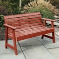 thumbnail image 3 of Highwood Weatherly 5-foot Garden Bench - 2-Person, Eco-friendly, Synthetic Wood, 3 of 4