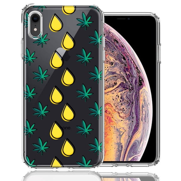 MUNDAZE for Apple iPhone XR Medicinal Drip Design Double Layer Phone Case Cover